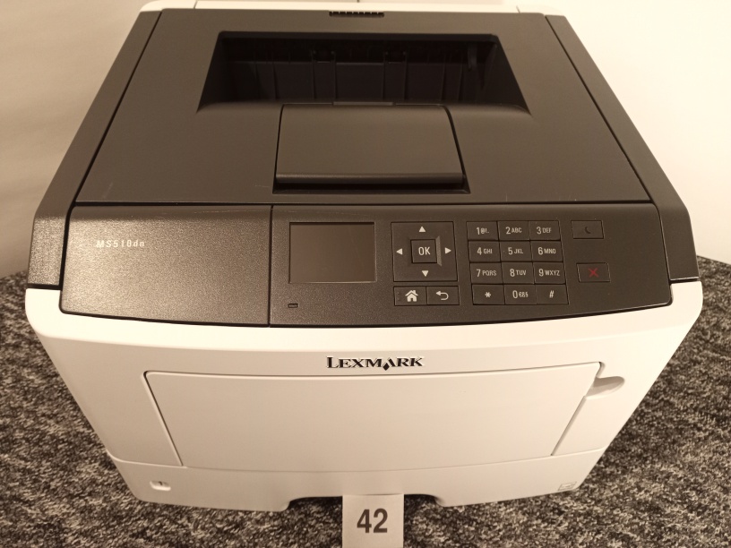 Lexmark MS510dn / A4 / laserová tiskárna / 42str za min / 1200x1200 dpi / 256MB / duplex / USB / GLAN - Záruka na tiskárnu 6.měsíců (nevztahuje se na spotřební materiál) - Vytištěno pouze 3100 stran.