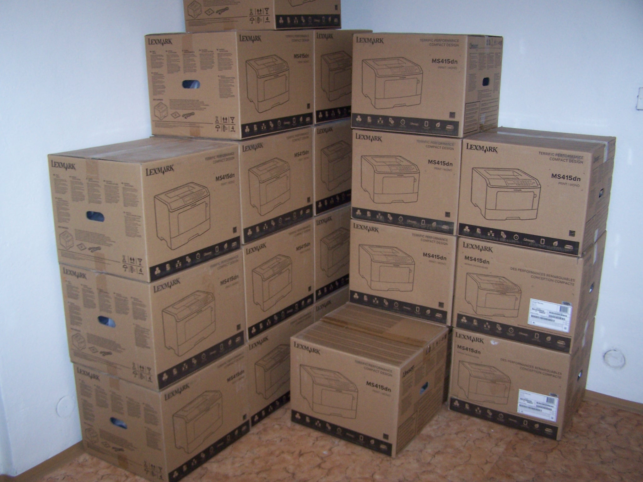 Lexmark MS-415DN ,Laserová tiskárna černobílá MS415DN /  A4 / 38 ppm./ 1200x1200dpi /256MB / duplex/ USB / LAN/ NOVÁ